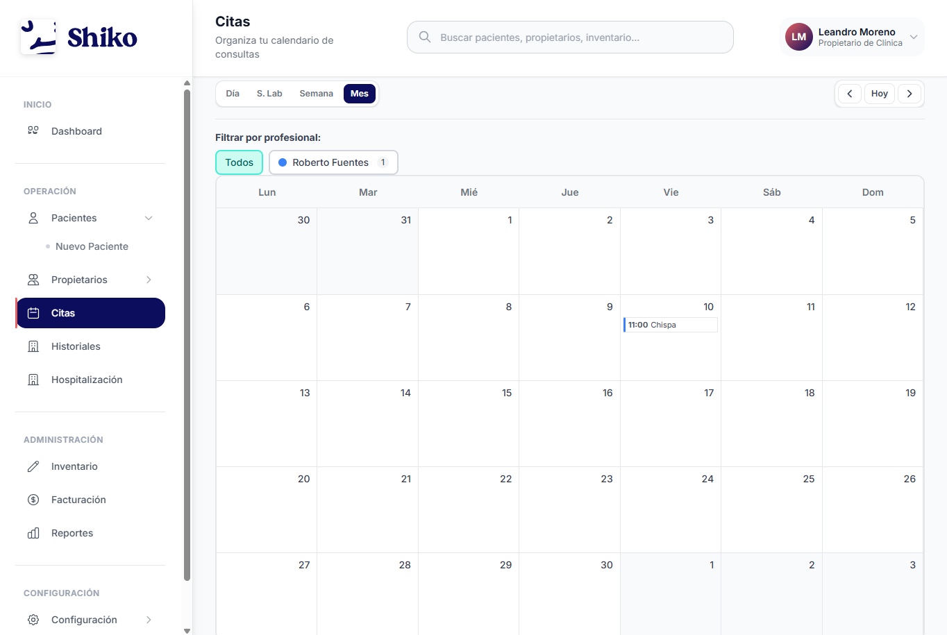 Agenda y booking online