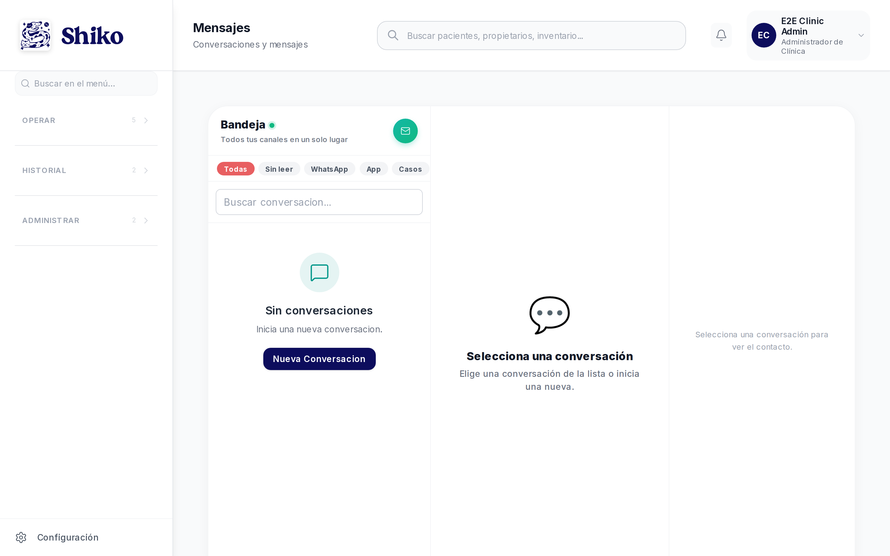Chat & WhatsApp en Shiko